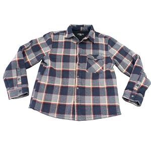 Caliville Plaid Flannel Sherpa Lined Heavyweight Button Mens Large